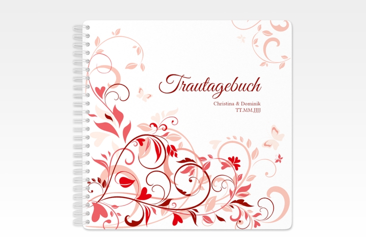 Trautagebuch Hochzeit Lilly Trautagebuch Hochzeit rot