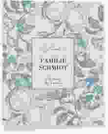 Stammbuch A4 Toile Stammbuch A4 blau mit Blättermuster im Toile-de-Jouy-Stil