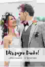 Danksagungskarte Hochzeit "Mirage" A6 Klappkarte weiss