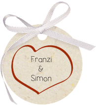 Geschenkanhänger Hochzeit "Entscheidung"