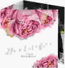 Dankeskarte Hochzeit Cherie quadr. Doppel-Klappkarte rosa