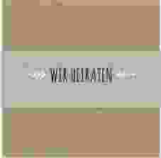 Hochzeitseinladung "Eden" Pocketfold weiss
