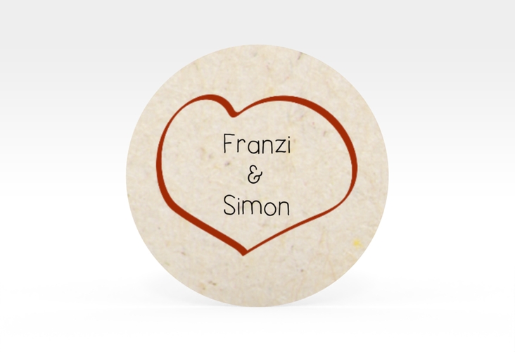 Aufkleber Hochzeit Entscheidung Aufkleber, selbstklebend, rund