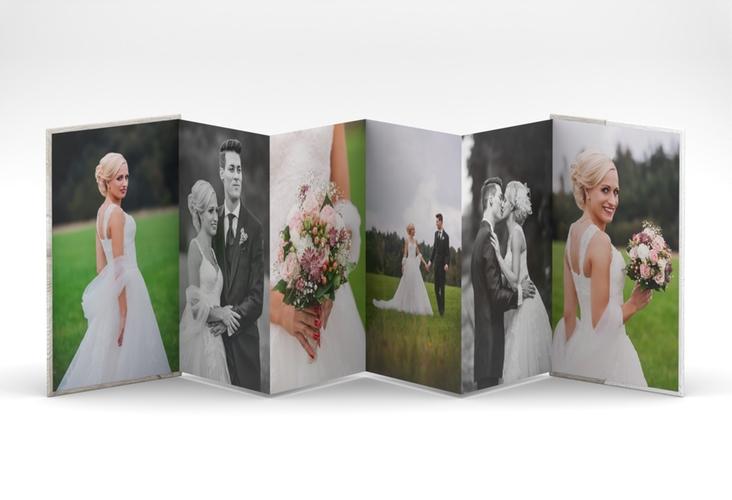 Foto-Leporello Hochzeit Reichenhall Leporello weiss