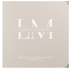 Gästebuch Selection Hochzeit "Monogramm"