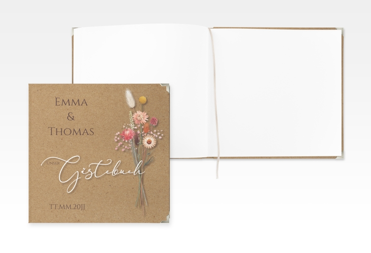 Gästebuch Selection Hochzeit Flowerbunch Leinen-Hardcover