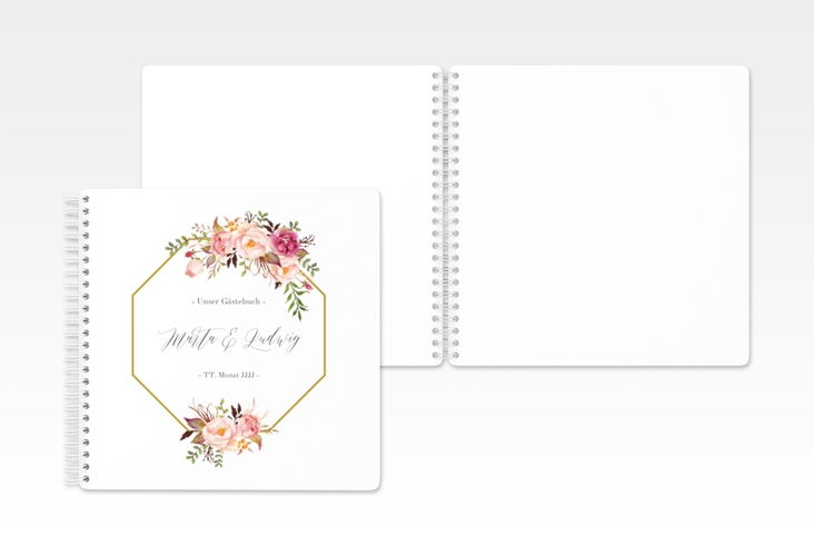 Gästebuch Hochzeit Prachtvoll Ringbindung