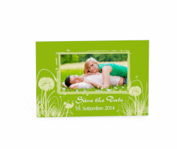 Klick: Details zu Biglietti Save the Date collezione Murcia anzeigen Biglietti Save the Date collezione Murcia A6 Postkarte verde