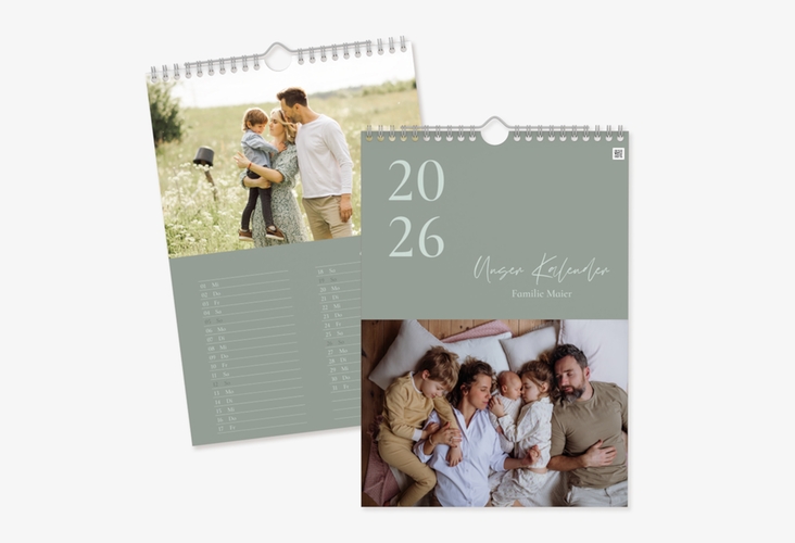 Wandkalender A4 Hochformat Tag A4 hoch