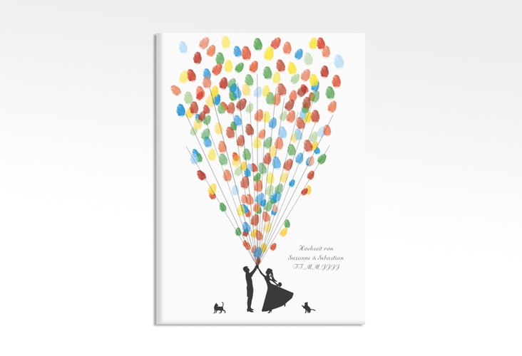 Wedding Tree Leinwand Ballons Beatrice Cat (bis 200 Gäste) 50 x 70 cm