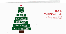 Klick: Details zu Geschäftliche Weihnachtskarte "Christmastree" anzeigen Geschäftliche Weihnachtskarte "Christmastree"