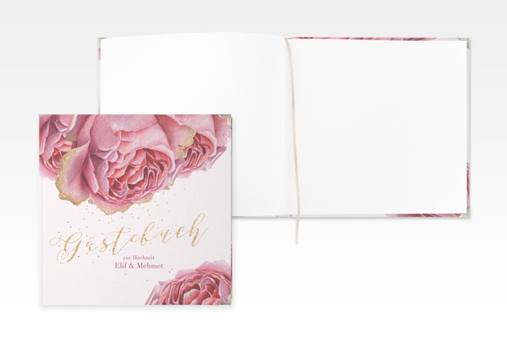 Gästebuch Selection Hochzeit Cherie Leinen-Hardcover gold