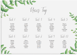 Klick: Details zu Sitzplan Leinwand Hochzeit "Botanic" anzeigen Sitzplan Leinwand Hochzeit "Botanic" 70 x 50 cm Leinwand