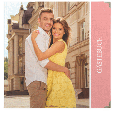 Klick: Details zu Gästebuch Selection Hochzeit "Classic" anzeigen Gästebuch Selection Hochzeit Classic Leinen-Hardcover rosa