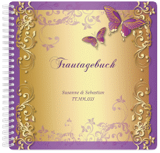 Klick: Details zu Trautagebuch Hochzeit "Toulouse" anzeigen Trautagebuch Hochzeit Toulouse Trautagebuch Hochzeit lila