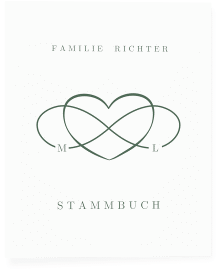 Klick: Details zu Stammbuch A4 "Infinity" anzeigen Stammbuch A4 Infinity Stammbuch A4 gruen
