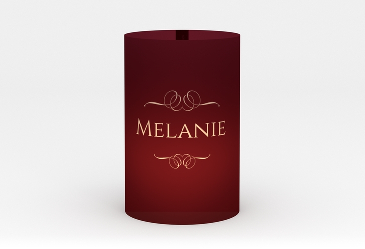 Windlicht Hochzeit Elegancy Windlicht rot hochglanz