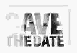 Save the Date-Postkarte Geburtstag Numbers A6 Postkarte weiss