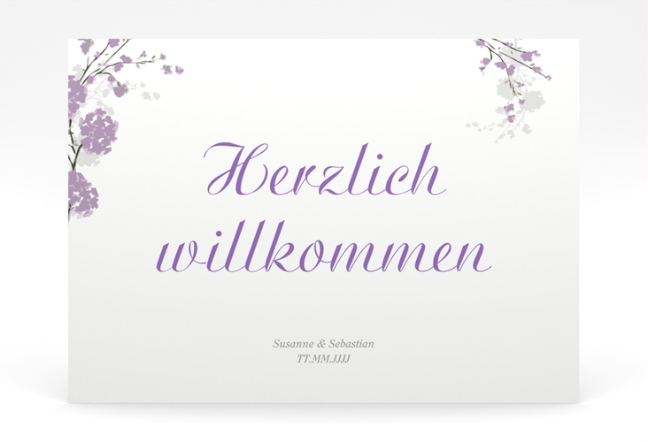Willkommensschild Poster Salerno 70 x 50 cm Poster