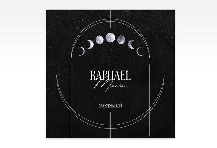 Gästebuch Creation Mondphase 20 x 20 cm, Hardcover