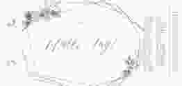 Danksagungskarte Hochzeit Greenish Booklet gruen