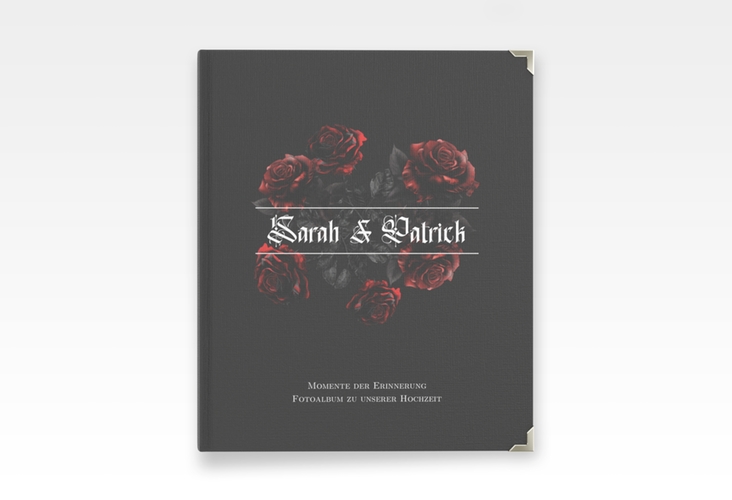 Hochzeitsalbum Gothic Rose 21 x 25 cm