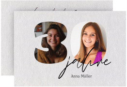 Einladung 30. Geburtstag Jahrzehnte