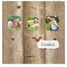 Klick: Details zu Gästebuch Selection Hochzeit "Reichenhall" anzeigen Gästebuch Selection Hochzeit Reichenhall Leinen-Hardcover braun