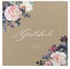 Klick: Details zu Gästebuch Selection Hochzeit "Abendlicht" anzeigen Gästebuch Selection Hochzeit Abendlicht Leinen-Hardcover Kraftpapier