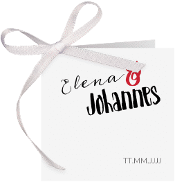 Klick: Details zu Geschenkanhänger Hochzeit "Names" anzeigen Geschenkanhänger Hochzeit "Names" Geschenkanhänger 10er Set weiss