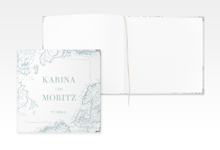 Gästebuch Selection Hochzeit Voyage Leinen-Hardcover mint