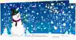 Weihnachtskarte "Snowy"