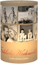 Windlicht Weihnachten "Komet"