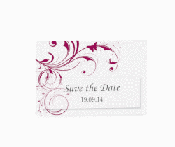 Klick: Details zu Biglietti Save the Date collezione Palma anzeigen Biglietti Save the Date collezione Palma A6 Postkarte marrone