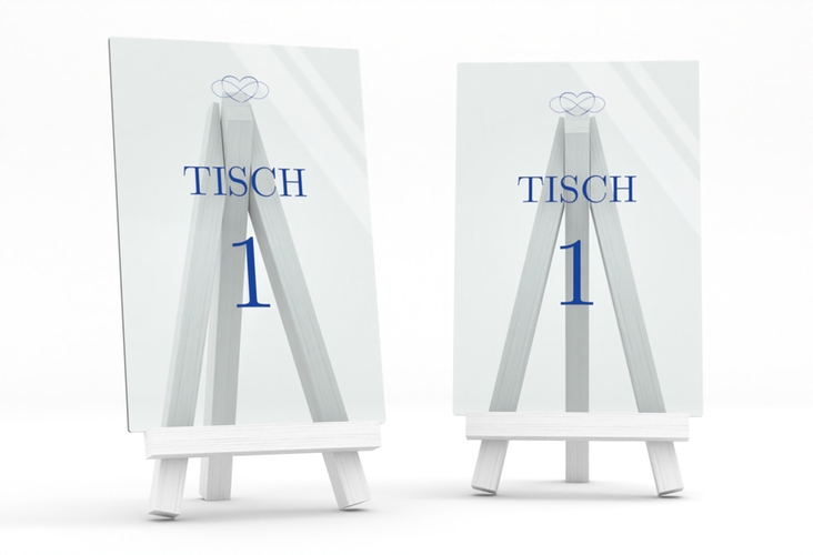 Tischnummer Acryl Hochzeit Infinity Tischaufsteller Acryl