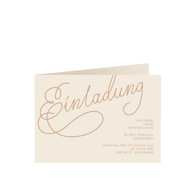 Einladungskarten Konfirmation Einfach Gestalten Schnell Geliefert Myprintcard