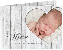 Geburtskarte "Herzlein"