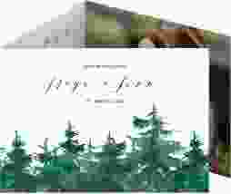 Hochzeitseinladung "Evergreen"