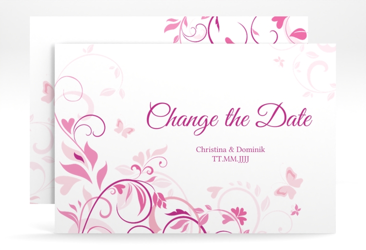 Change the Date-Karte Lilly A6 Karte quer