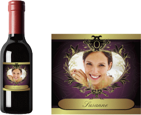 Klick: Details zu Piccolo Etikett goldener Rahmen anzeigen Piccolo Etikett goldener Rahmen Etikett Piccolo