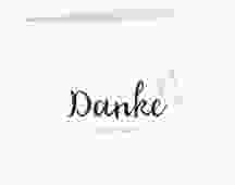 Danksagung Taufe "Belief"