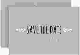 Save the Date-Karte Hochzeit Eden A6 Karte quer weiss