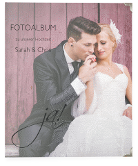 Klick: Details zu Hochzeitsalbum "Clarity" anzeigen Hochzeitsalbum Clarity 21 x 25 cm schwarz