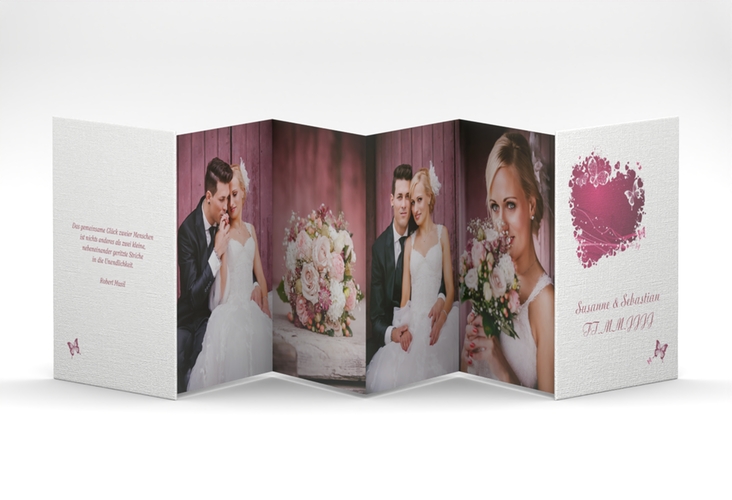 Foto-Leporello Hochzeit Mailand Leporello