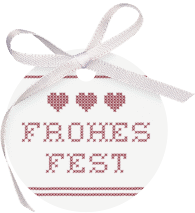 Geschenkanhänger Weihnachten "Stitch"