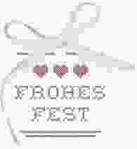 Geschenkanhänger Weihnachten Stitch Geschenkanhänger, rund weiss