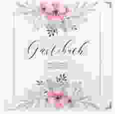Gästebuch Selection Hochzeit Surfinia Leinen-Hardcover rosa