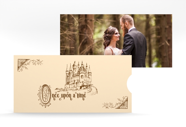 Hochzeitseinladung Storybook Einsteckkarte