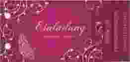 Hochzeitseinladung Eternity Booklet pink