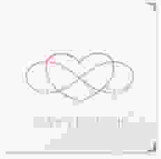 Gästebuch Selection Hochzeit Infinity Leinen-Hardcover apricot